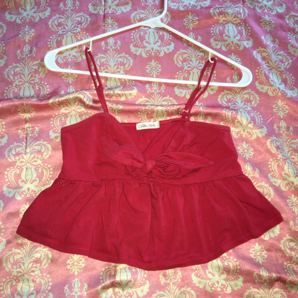 Crop top spaghetti strap - Chole & Katie
